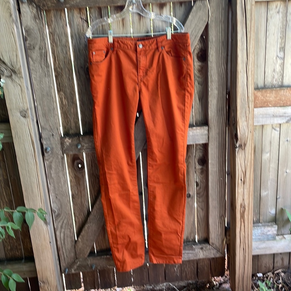 Prana women’s Kayla Jean size 14/32 Tall Inseam Gingerbread Color